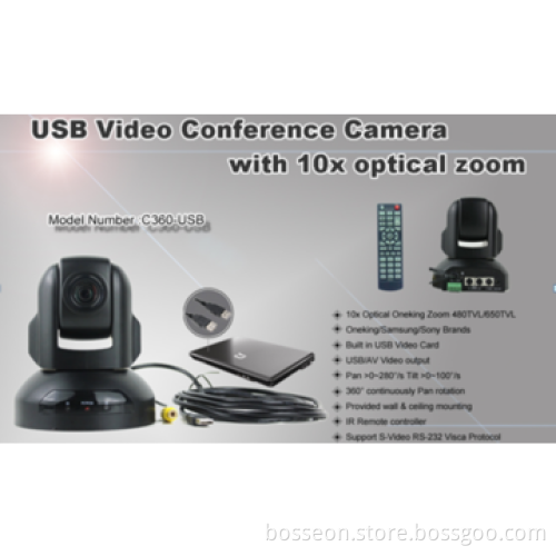 550TVL CCD Sensor USB Interface Digital Camera, 10X Optical Zoom